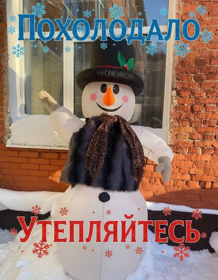 Внимание, внимание! ❄️ На улице — самая настоящая зима! Только что выглянула в окно, а там — волшебс