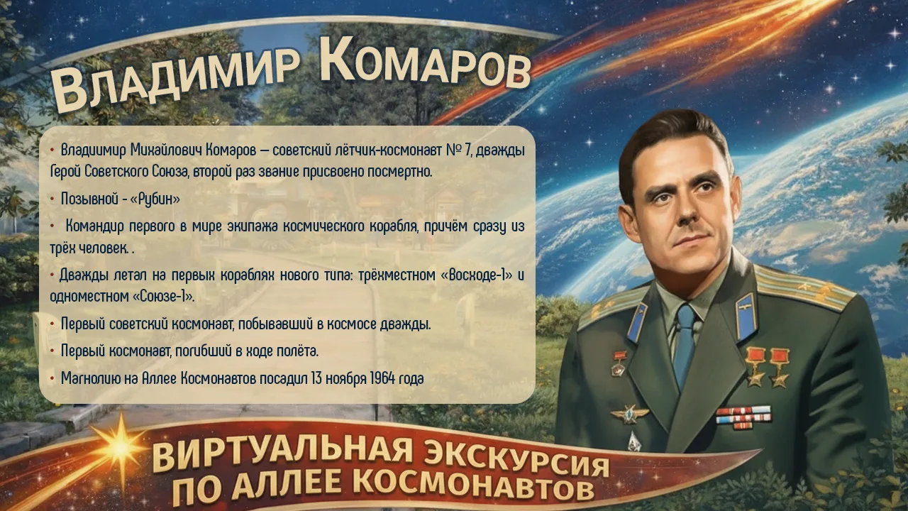 ИСТОРИЯ ОДНОЙ МАГНОЛИИ 🌸  Продолжаем нашу виртуальную прогулку по Аллее Космонавтов. Смотрите в карт