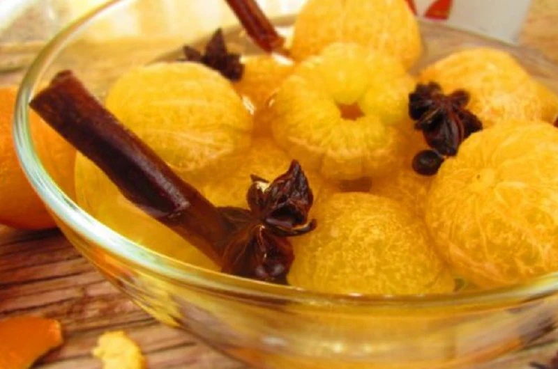 🍊 Десертные мандарины в пряном сиропе