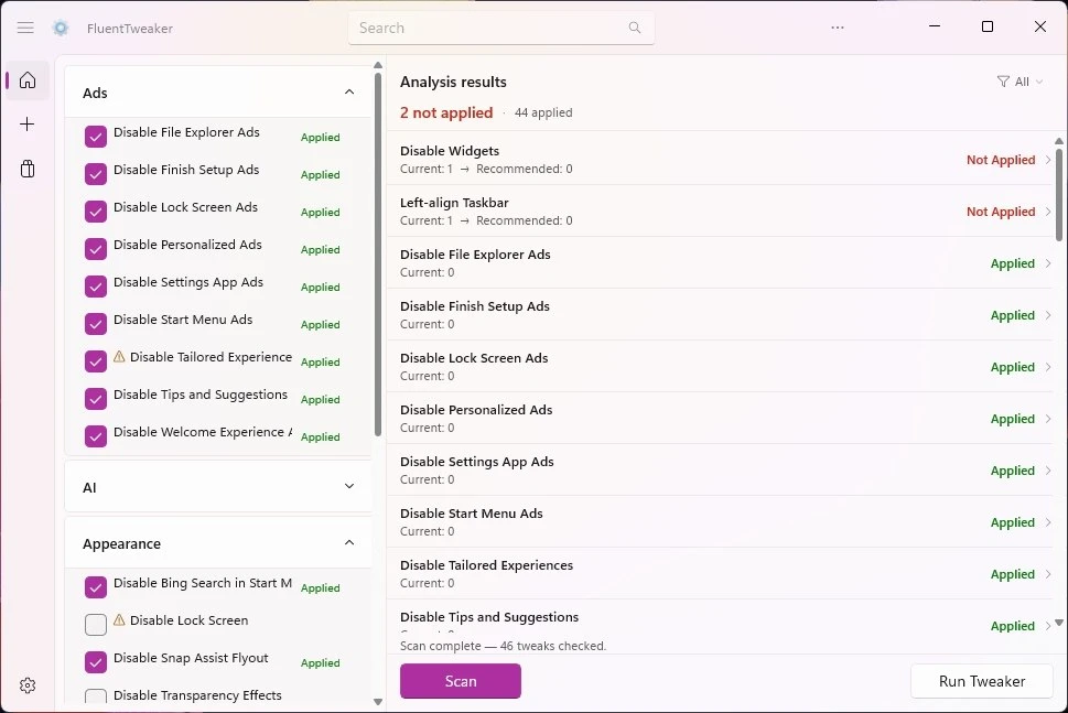 Отключаем весь системный мусор и рекламу Windows в 1 клик — вышел топовый редактор реес...