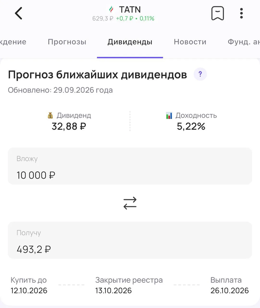 ⛽️ Татнефть утверждает дивиденды ✔️
