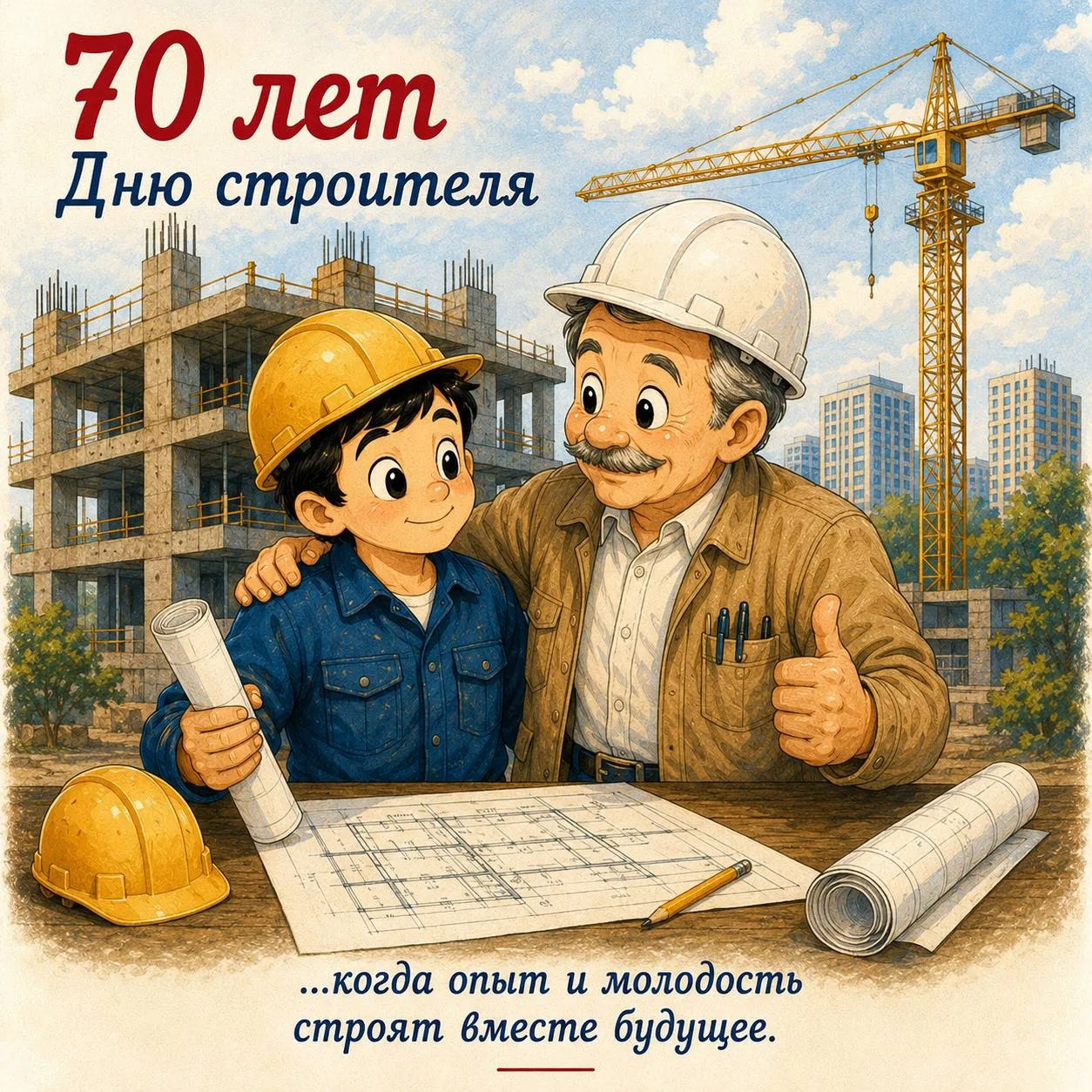 У каждой стройки есть своя история. И всегда она начинается с человека.
 
К 70-летию Дня строителя м
