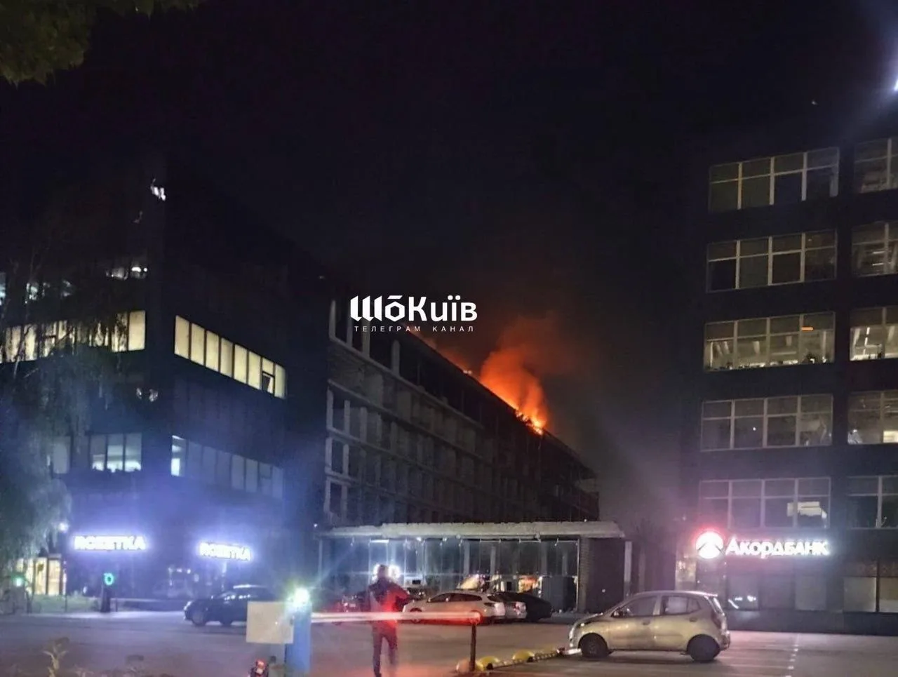Очередной удар нанесëн по дата-центру «De Novo» в Киеве.