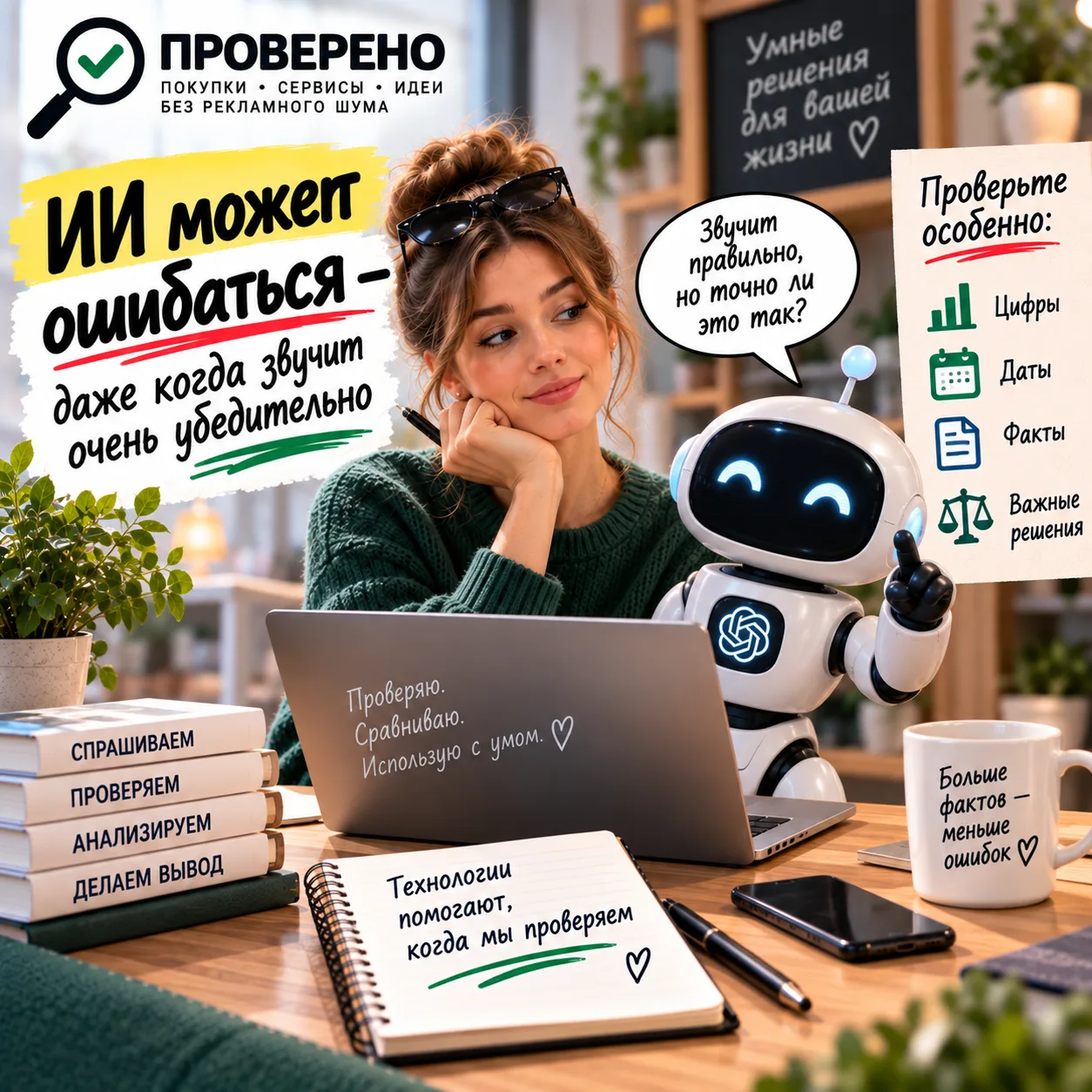 🤖 ИИ может ошибаться — даже когда звучит очень убедительно
