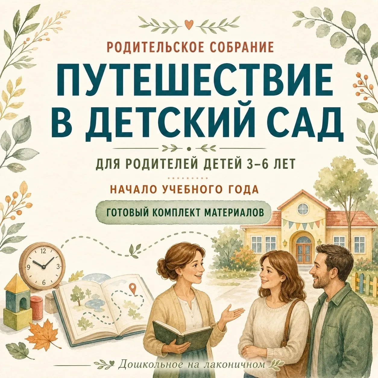 Родительское собрание на начало учебного года от 3 до 6 лет и Родительское собрание "Ад...