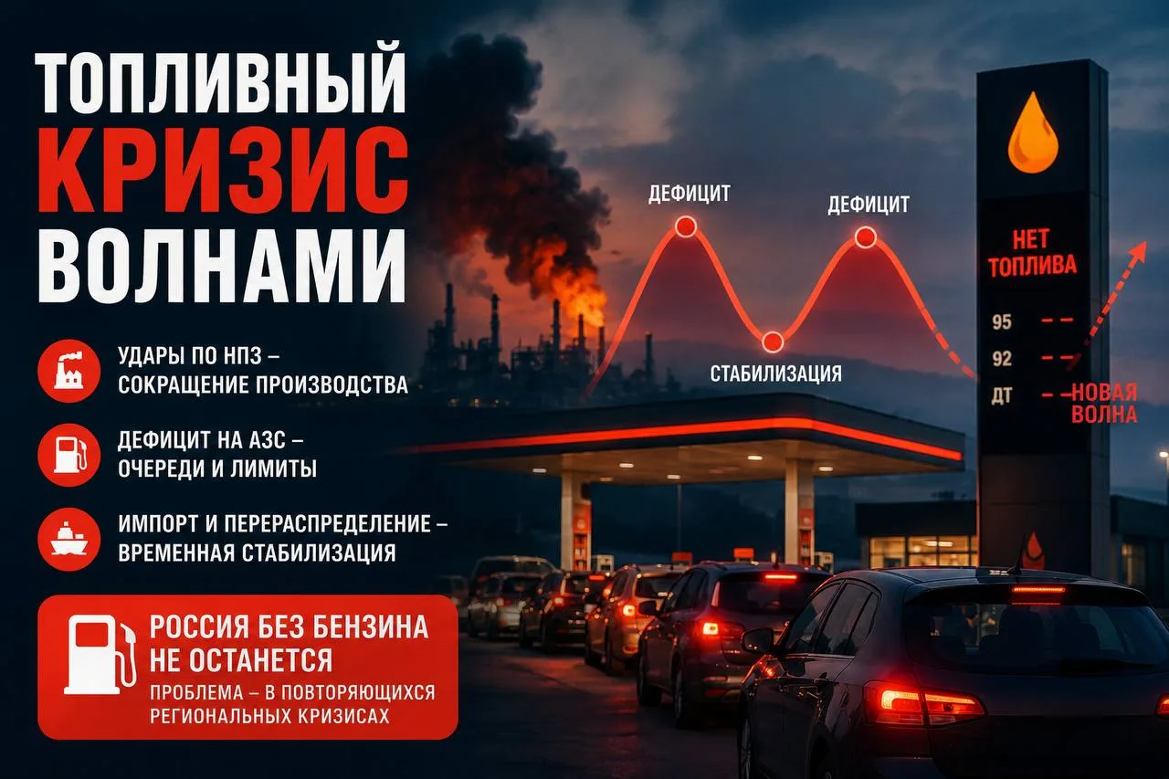 ТОПЛИВНЫЙ КРИЗИС ВНОВЬ УСИЛИВАЕТСЯ. НО ПОЧЕМУ ОН ИДЕТ ВОЛНАМИ?