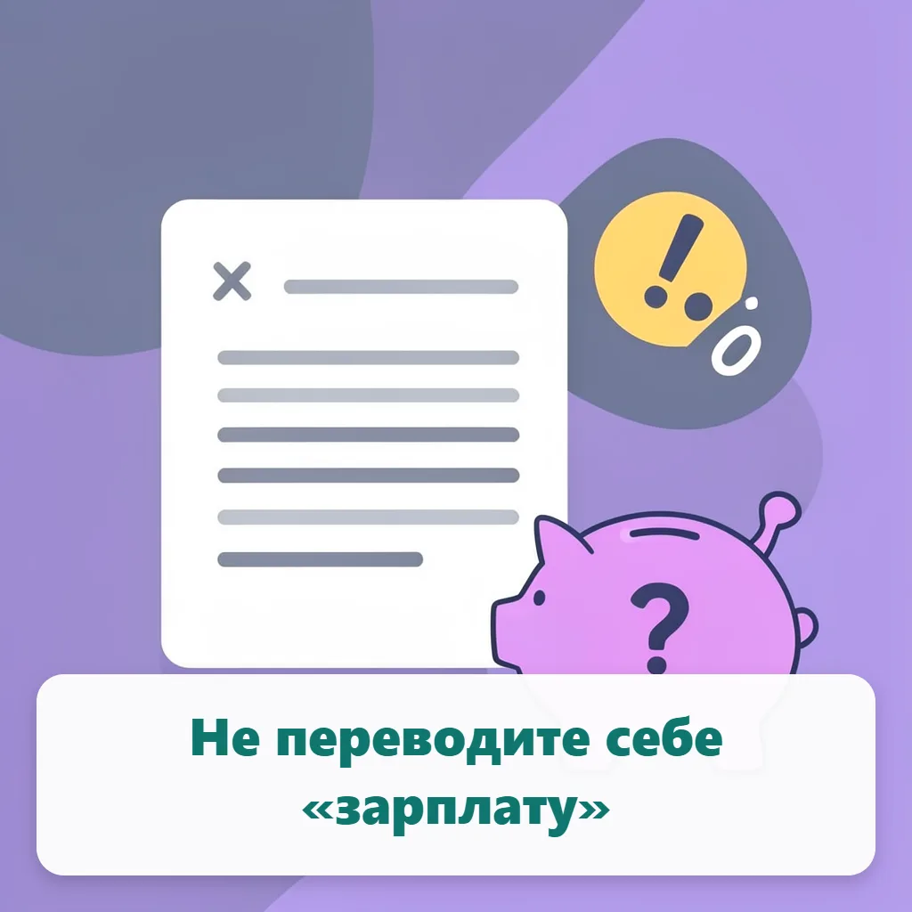 📌 ‼️ Предприниматели, вы переводите себе деньги через «зарплатный проект»?