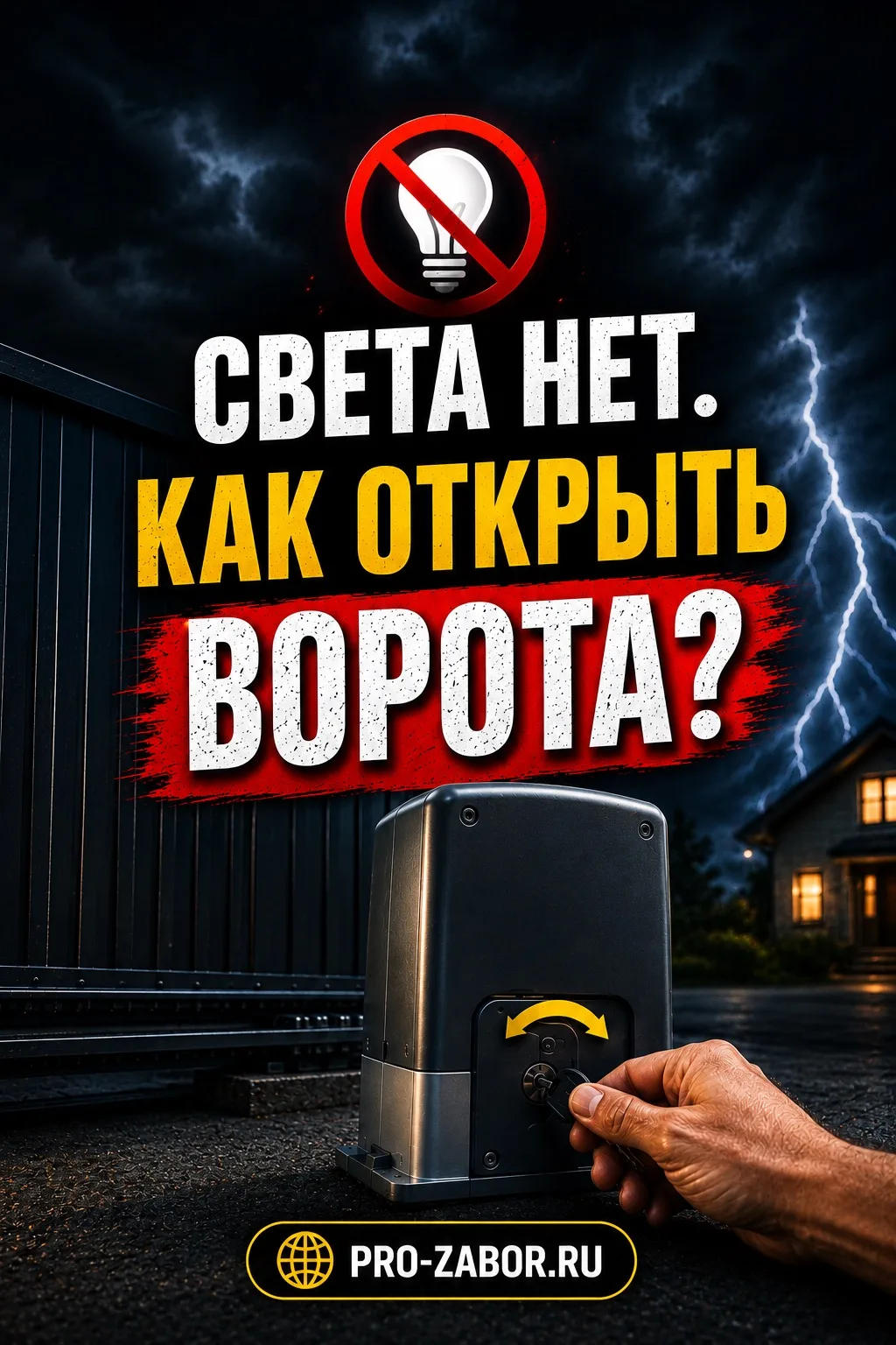 💥 Отключили свет❓Ворота не заблокируются❗️

Все наши автоматические приводы имеют функцию аварийной