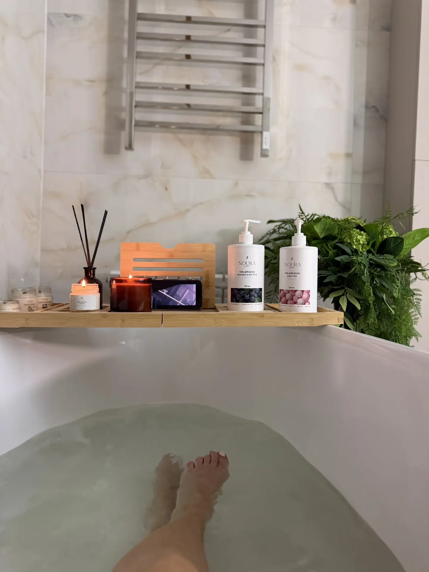 После тренировочки релакс 🛁