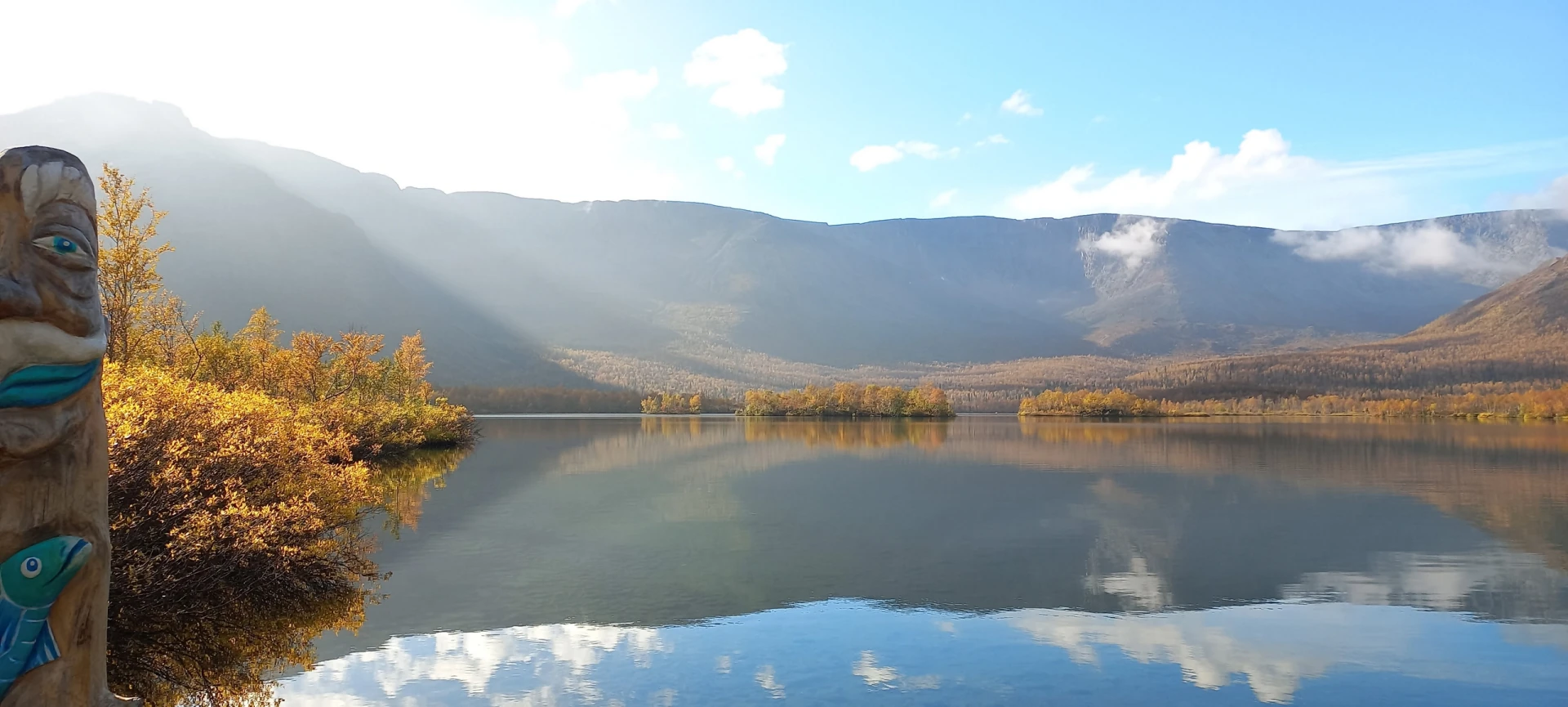 Солнечное утро в Хибинах