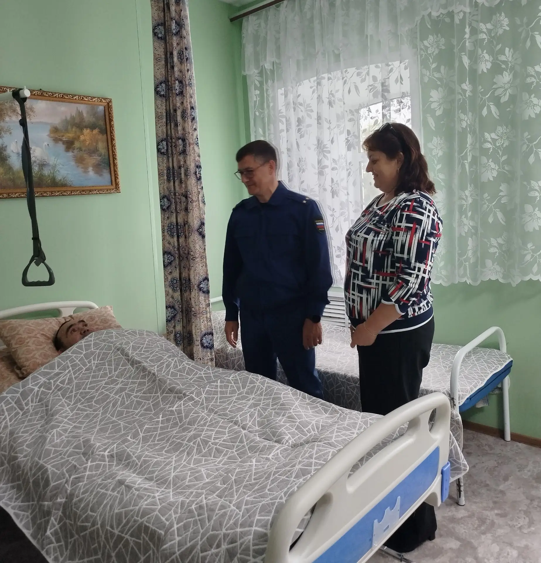 Прокурор Алексеевского района Шайхаттаров Фаргат Ринатович  посетил Алексеевский дом-ин...