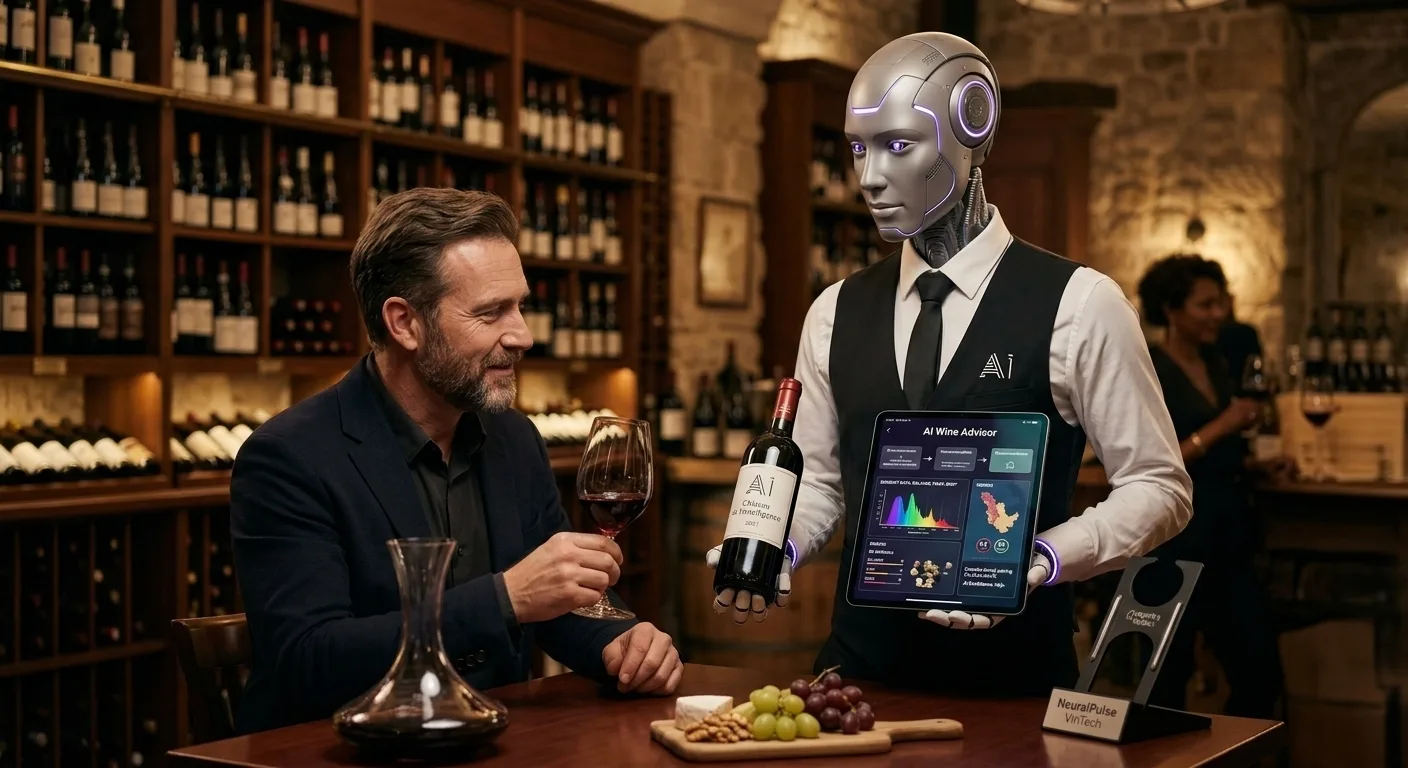 🍷 Роботы-сомелье: ИИ теперь выбирает вино. Прощай, снобизм?  ​Посетители ресторанов массово отказыва