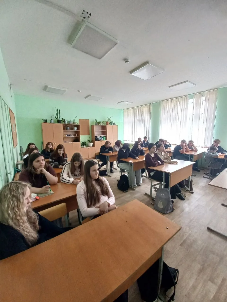 📢 Сегодня в нашей школе особенный гость- Ключко Андрей Васильевич.