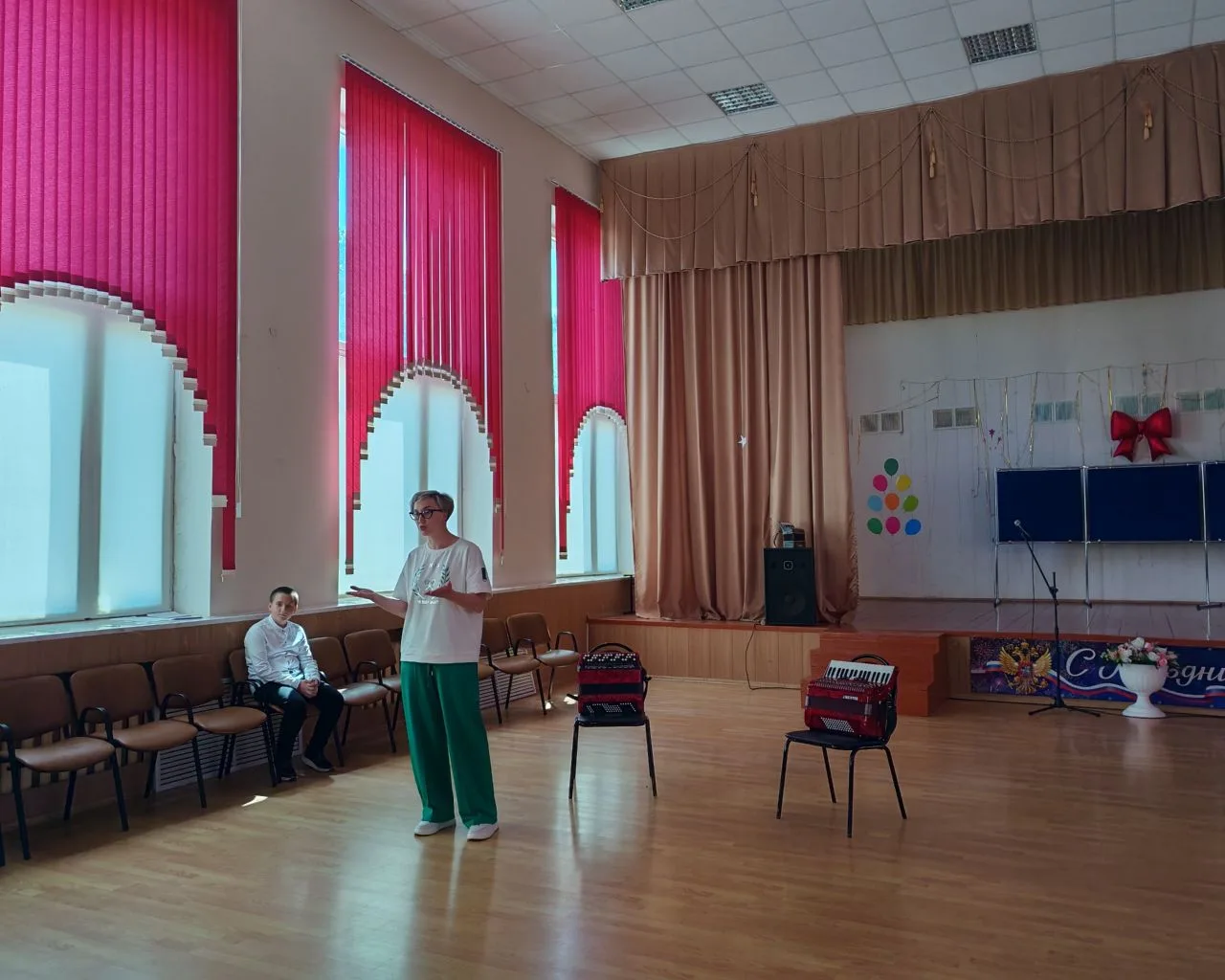 🔊 В Алексеевской школе состоялась музыкальная встреча для учащихся младших классов. Ме...