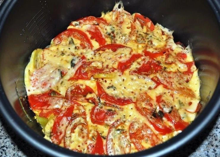 Кабачки под сыром в мультиварке