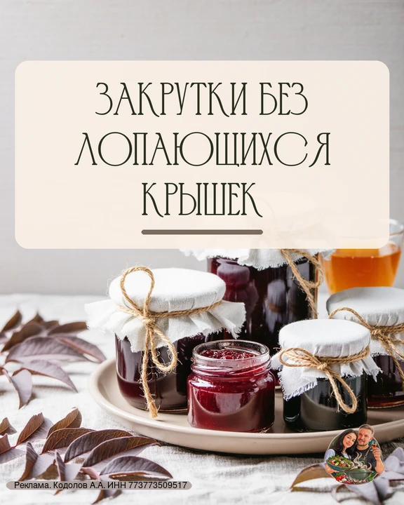 Закрутки без лопающихся крышек и наливка, которую не стыдно подать