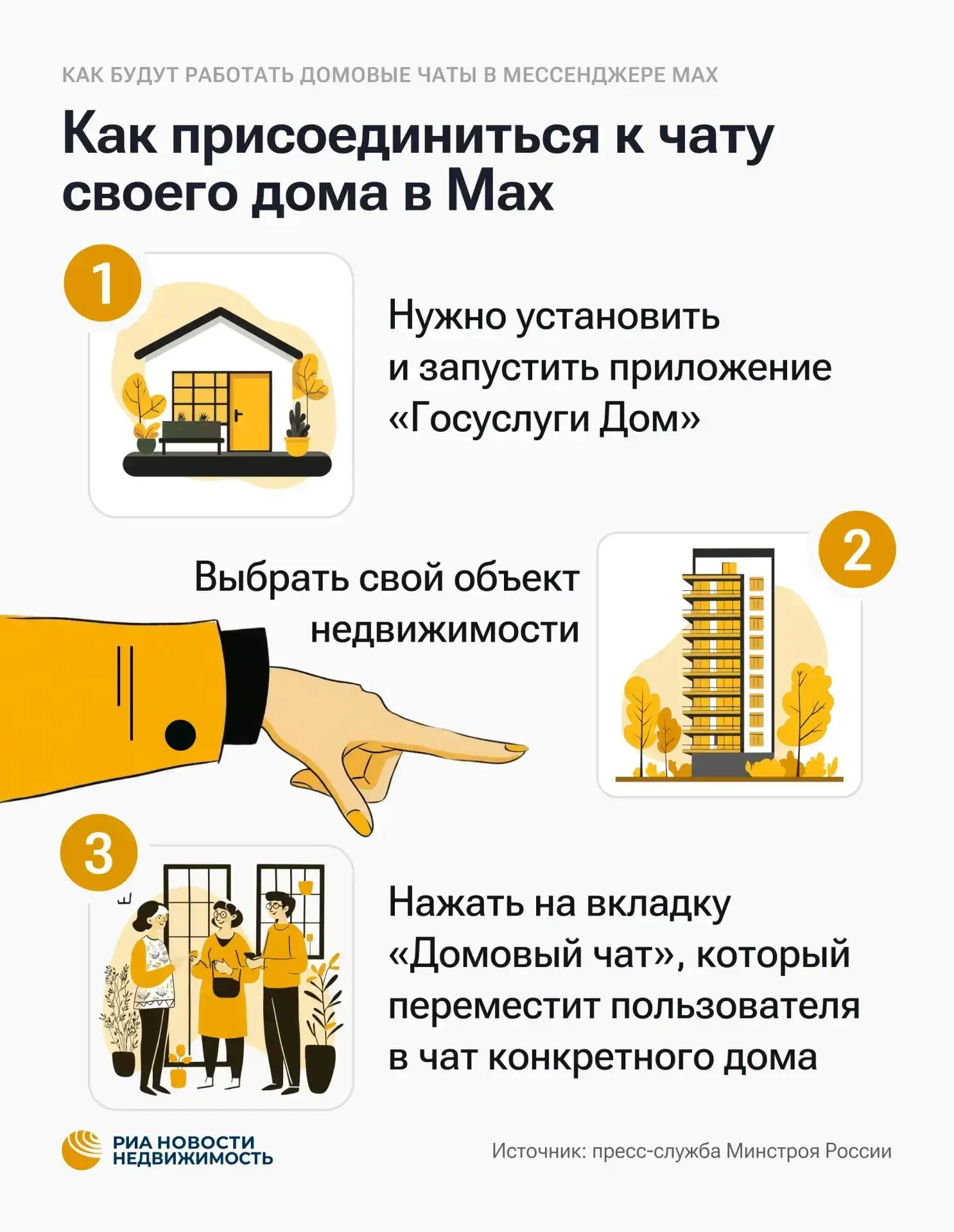 Хотите быть в курсе всех новостей дома? Подключайтесь к домовому чату в MAX! 🏡