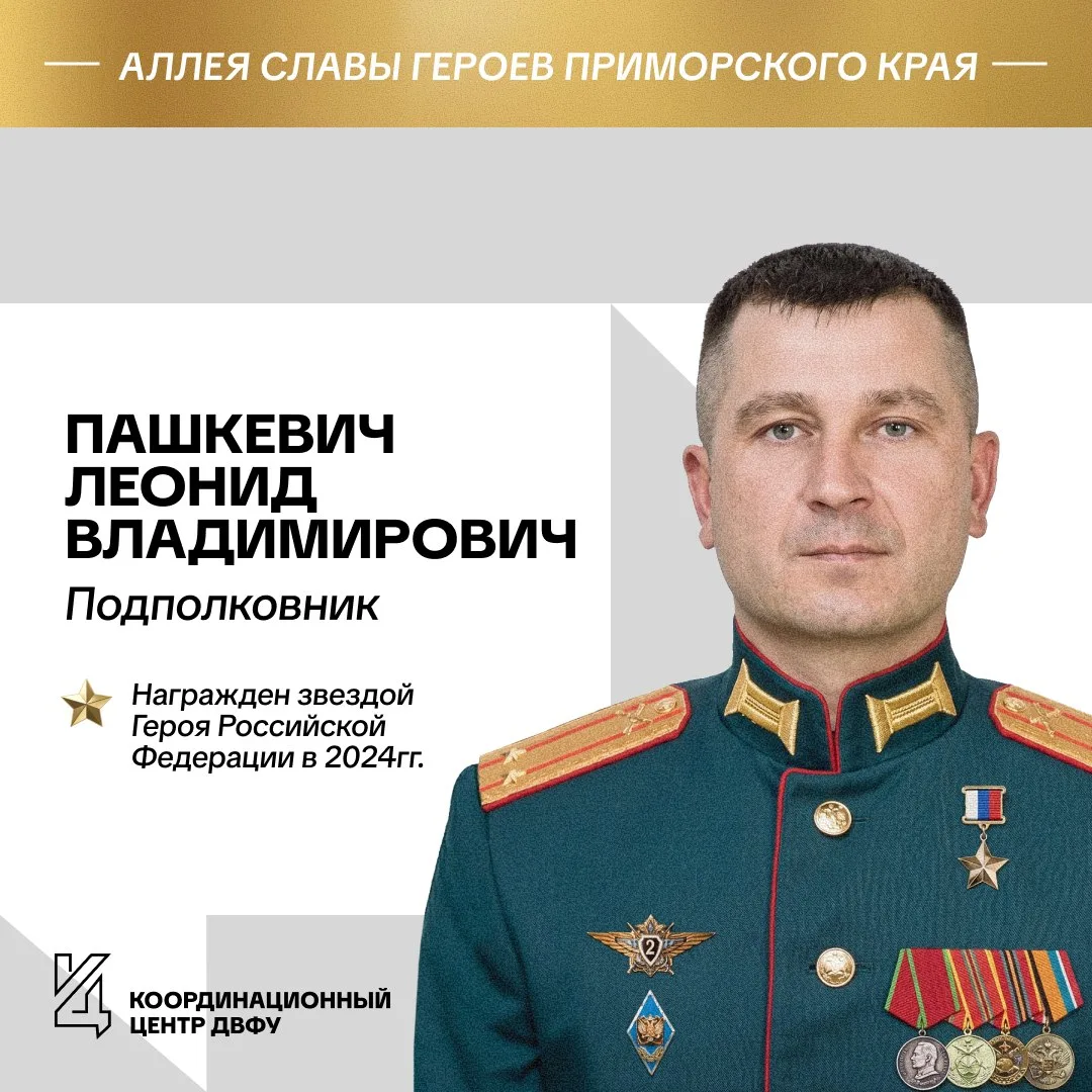 ⭐ Аллея славы героев из Приморского края