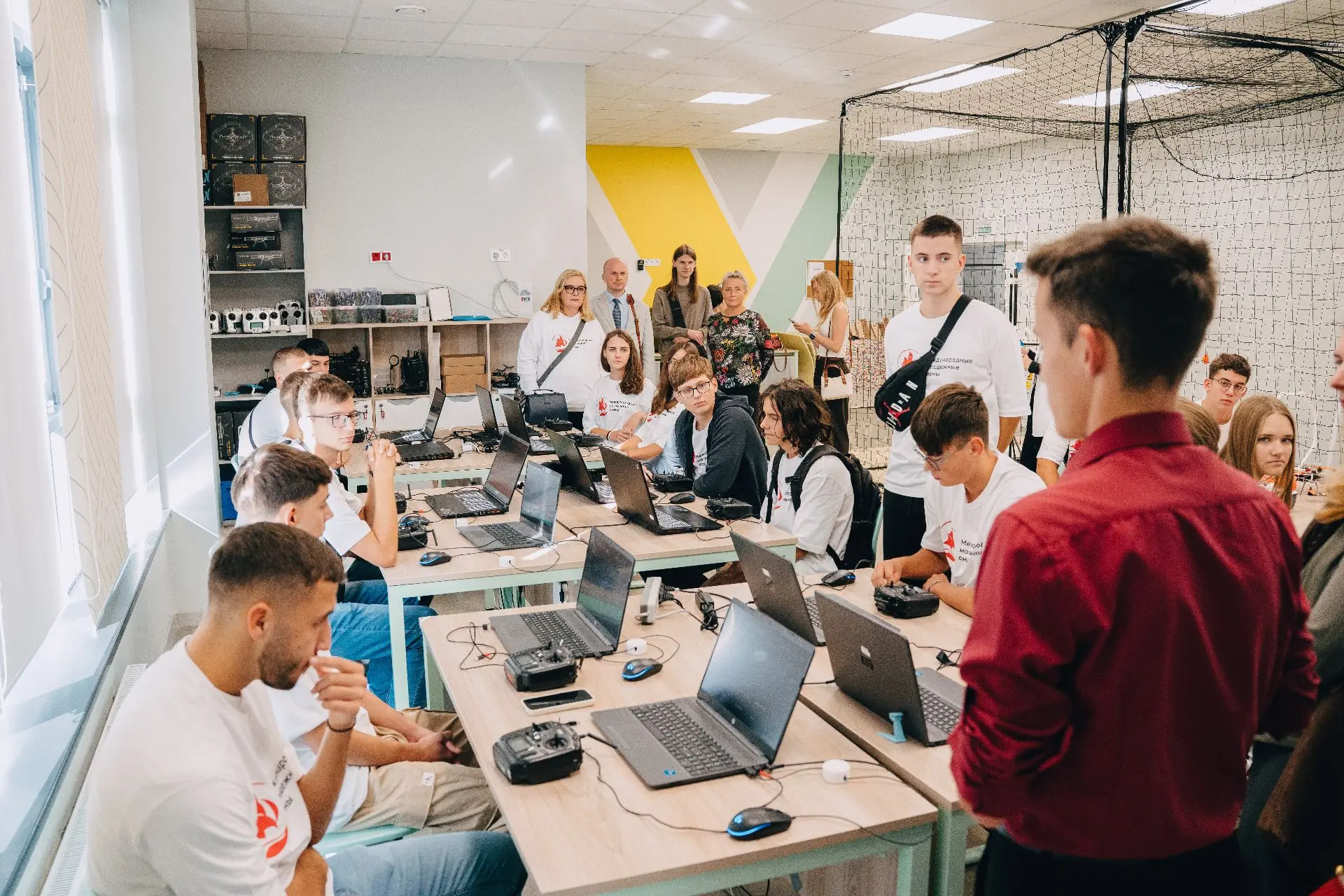 🌐Вчера, 15 сентября, в рамках проекта «Международные молодежные смены» 🧑🏻‍🎓ученики ...