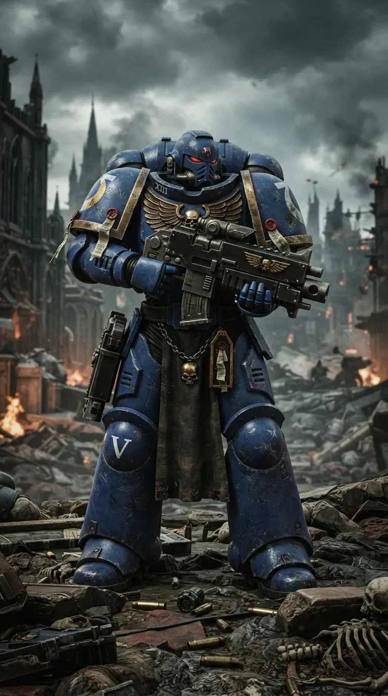 🔥 Кто такие Космодесантники в Warhammer 40,000? Ангелы Смерти Императора