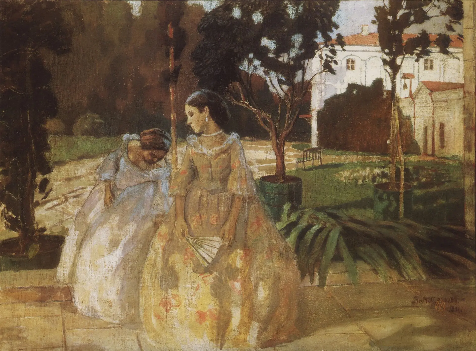 Виктор Борисов-Мусатов. Гобелен. 1901