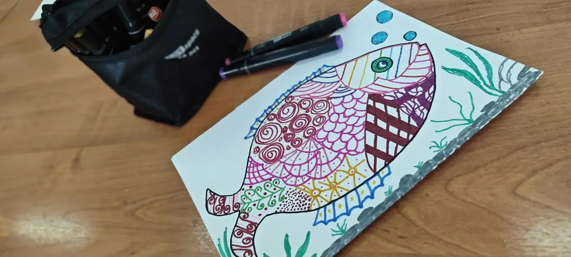 В «Современном искусстве» продолжают удивлять! 🎨🐠

Наши юные художники не перестают осваивать новы