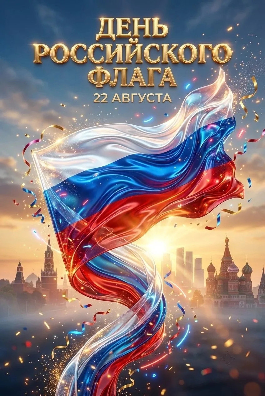🇷🇺 22 АВГУСТА – ДЕНЬ ГОСУДАРСТВЕННОГО ФЛАГА РОССИЙСКОЙ ФЕДЕРАЦИИ 🤍💙❤️