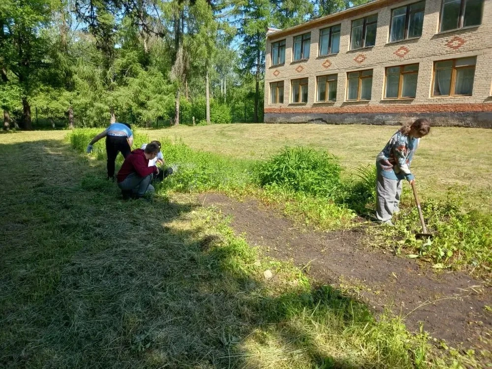 🌱 Трудовой отряд продолжает благоустройство территории! 🌱

Наши юные помощники не останавливаются 
