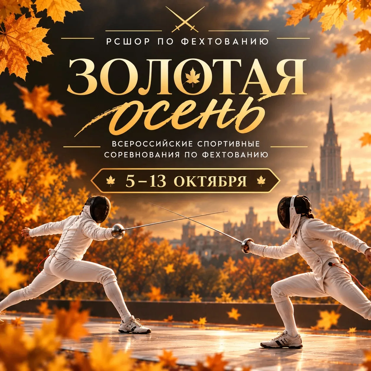 🎉 «Золотая осень»: встречаем лучших юных фехтовальщиков страны! 🎉