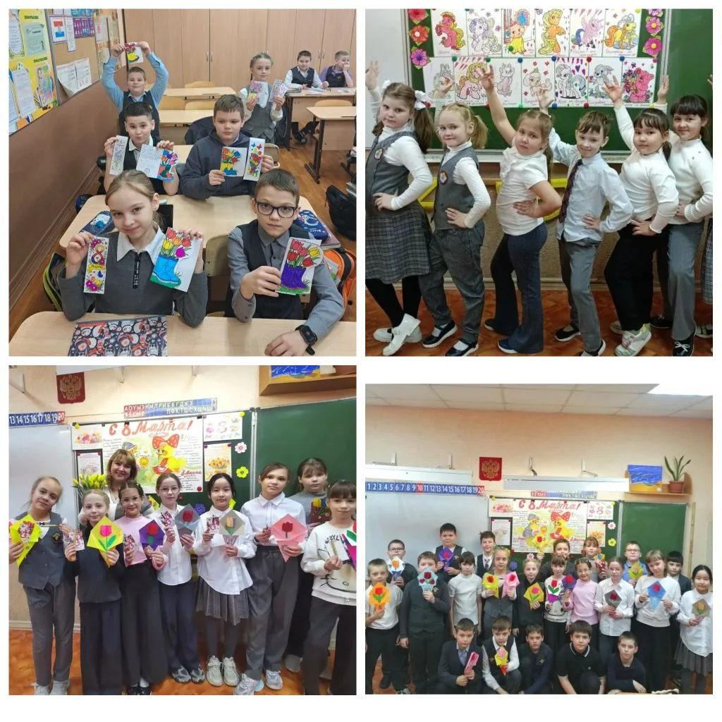 Лучший подарок - это подарок, сделанный своими руками. В предпраздничные дни учащиеся начальных клас