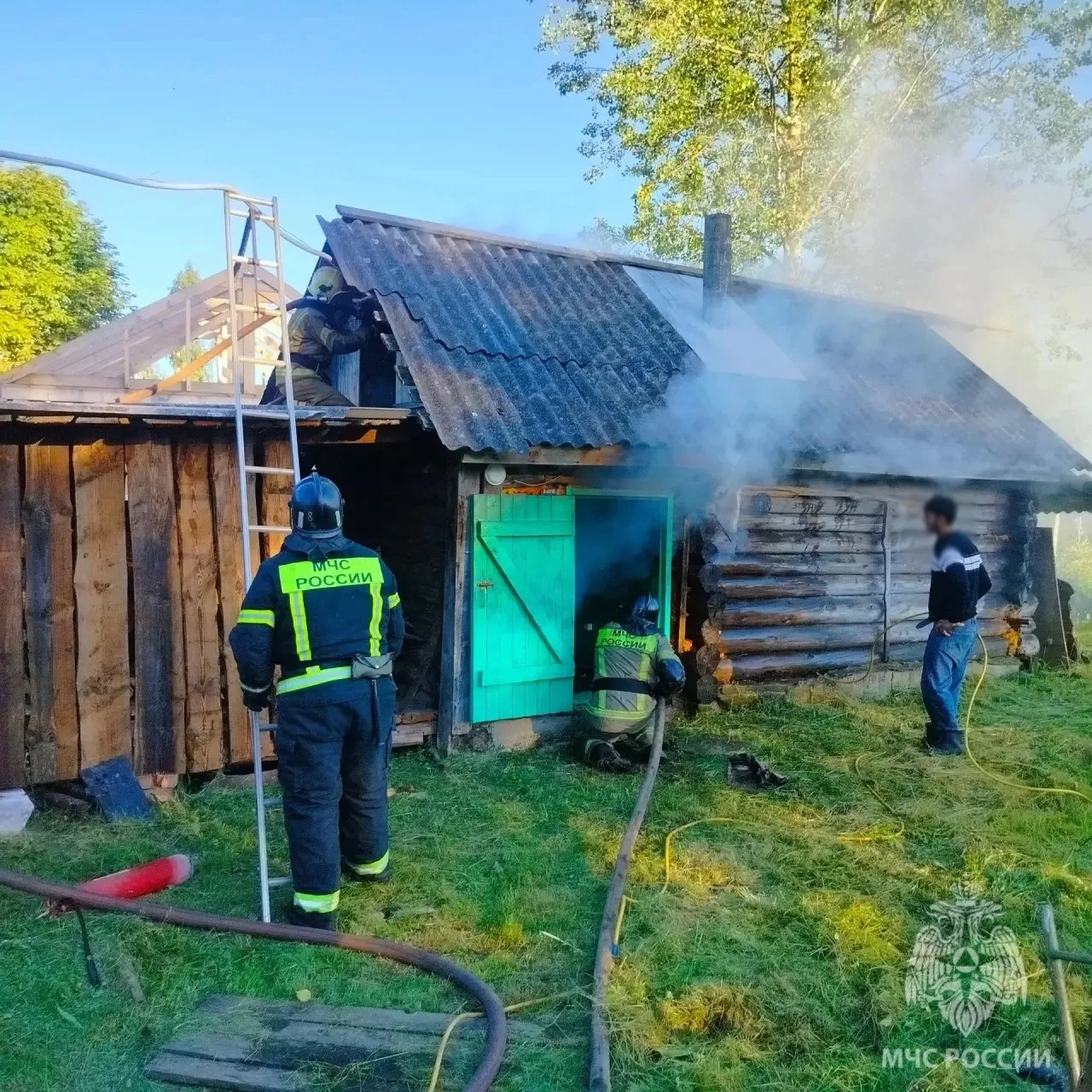 🔥С начала года пожарно-спасательные подразделения выезжали на тушение бань 84 раза!