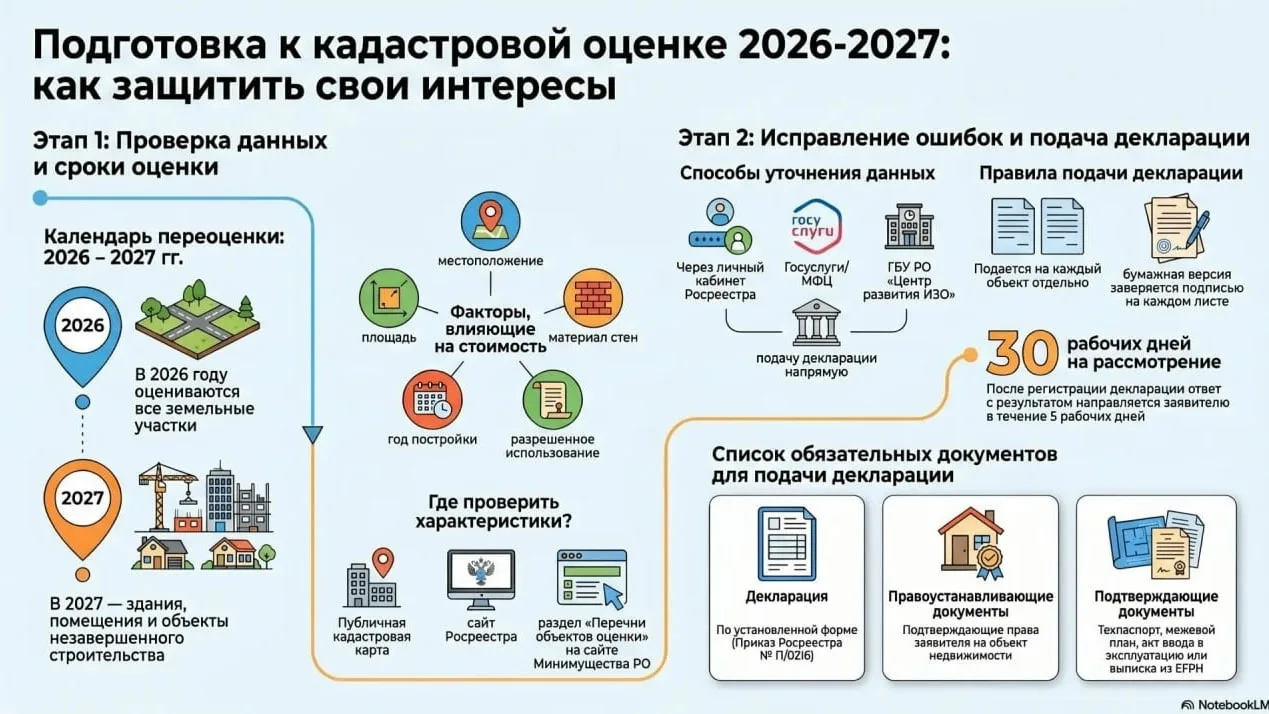 📌 В Ростовской области стартует подготовка к государственной кадастровой оценке недвиж...