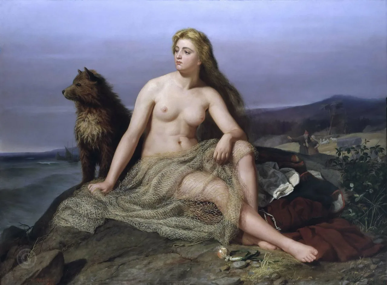 "Крака". Художник Мортен Эскиль Винге (1825-1896)
 
Национальный музей, Стокгольм (Nationalmuseum, S