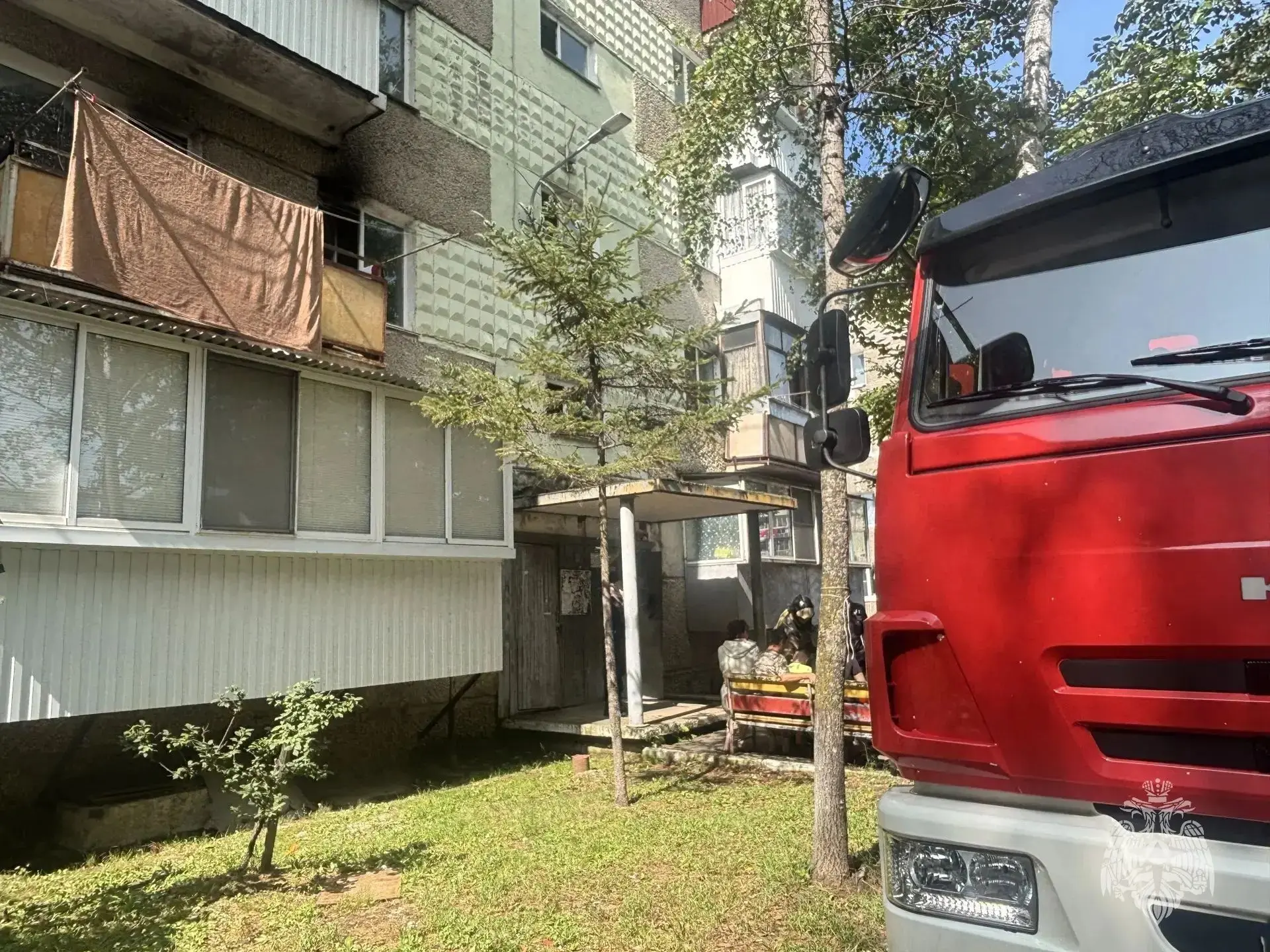 Пожар вспыхнул в квартире в Биробиджане