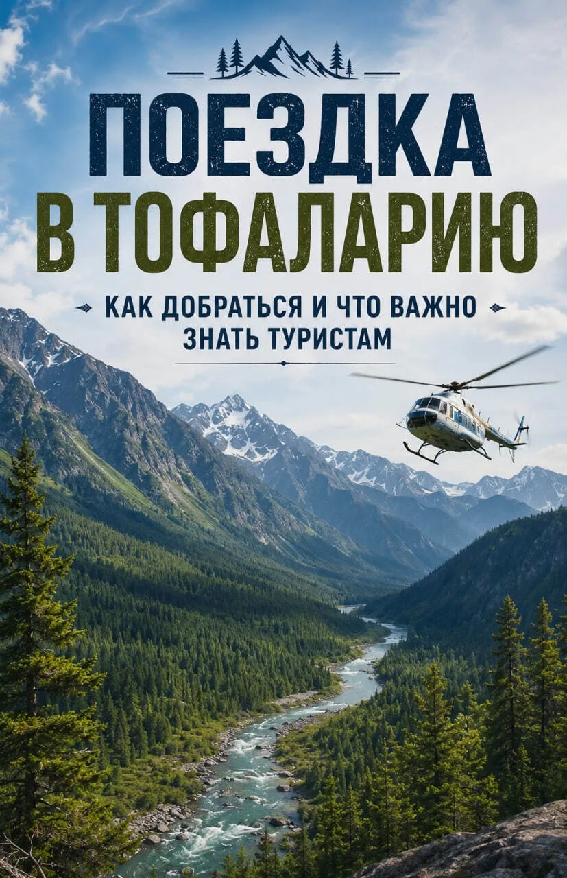 Путешествие в Тофаларию: как добраться и что важно знать туристам 🏔

Тофалария – одно из самых труд