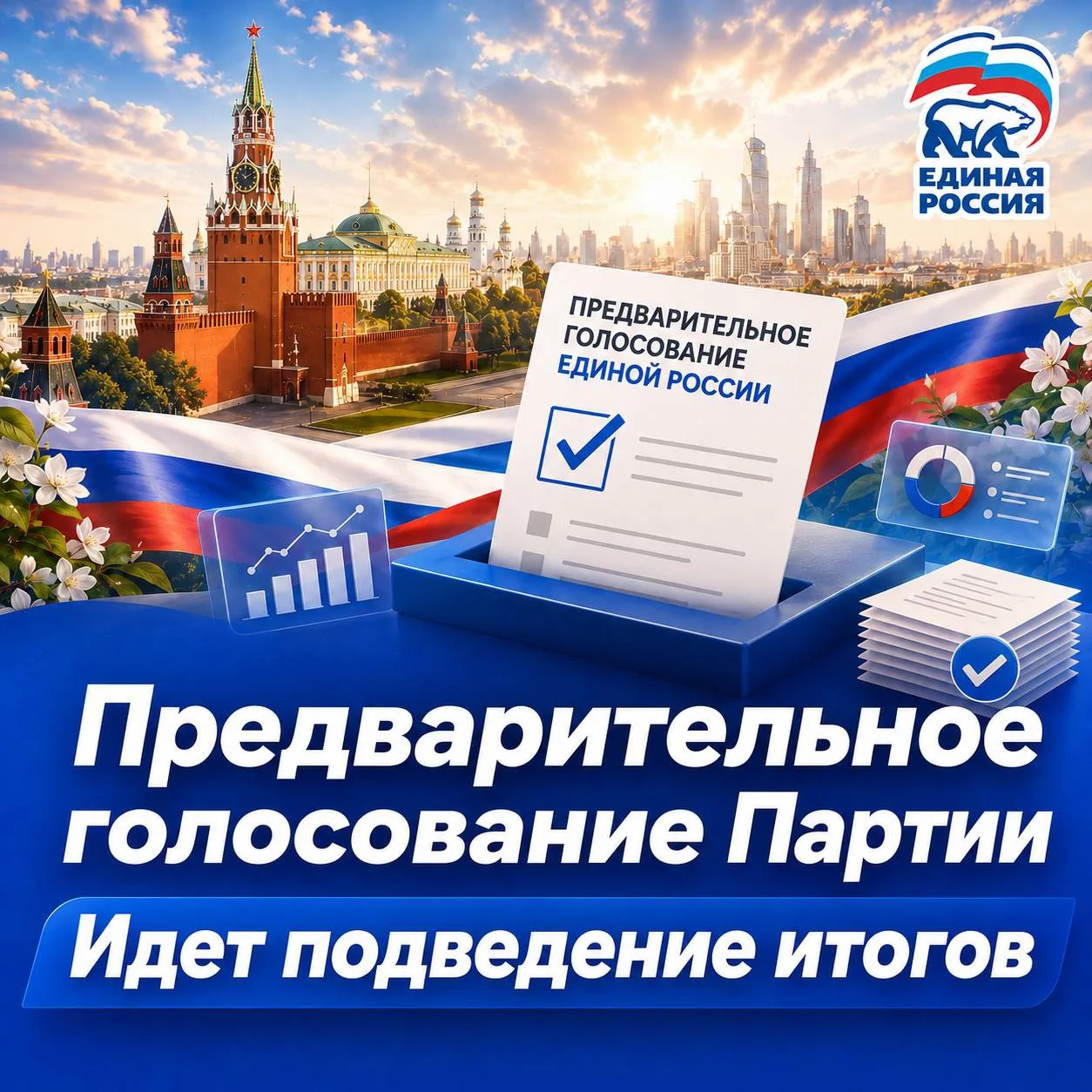 Предварительное голосование Партии: идет подведение итогов