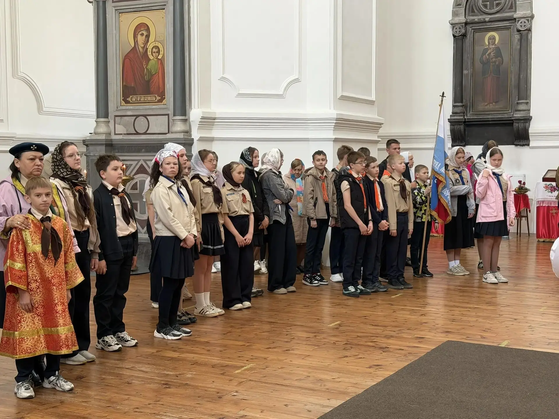 В День памяти Георгия Победоносца, первого воина-святого, покровителя скаутов-разведчиков, отряд 69 