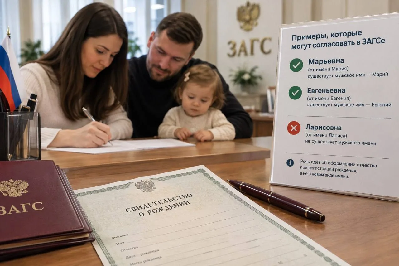 😄Россиянам разрешили давать детям матчества вместо отчеств
