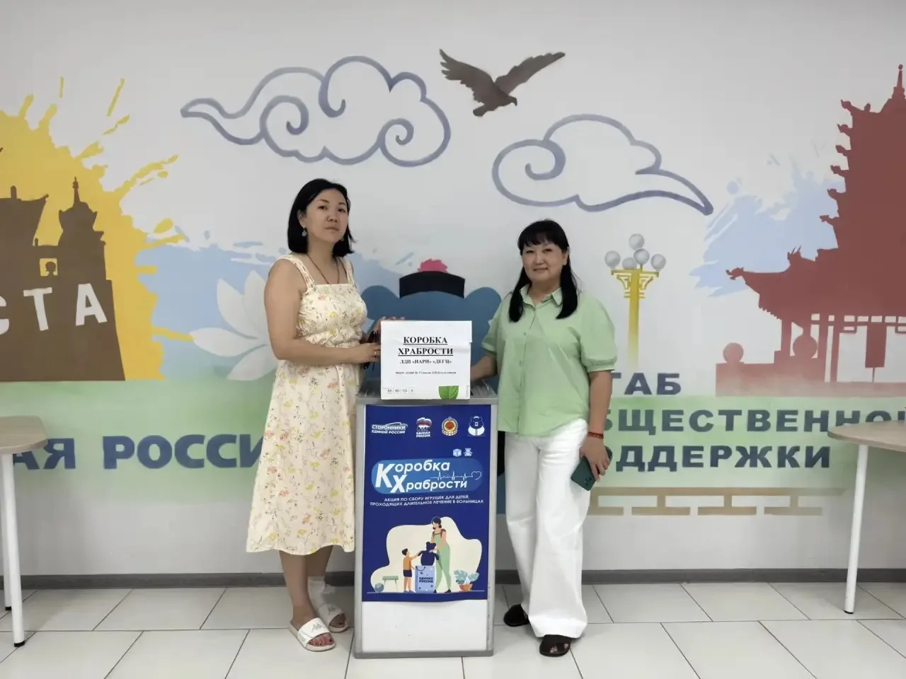 «Коробка храбрости» в Калмыкии: сила в единстве и доброте

В Республике Калмыкия прошла благотворите