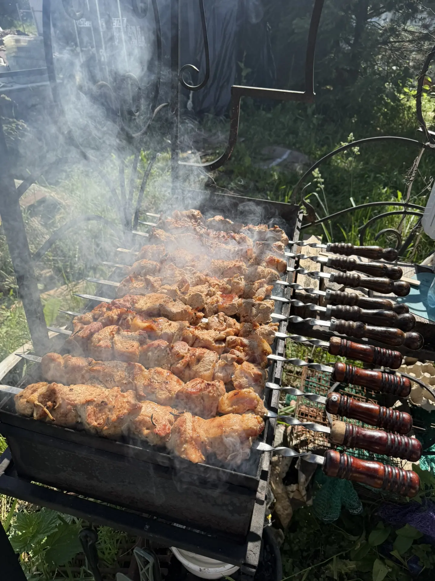 А у нас сегодня вкуснейший вечерний шашлык 😋