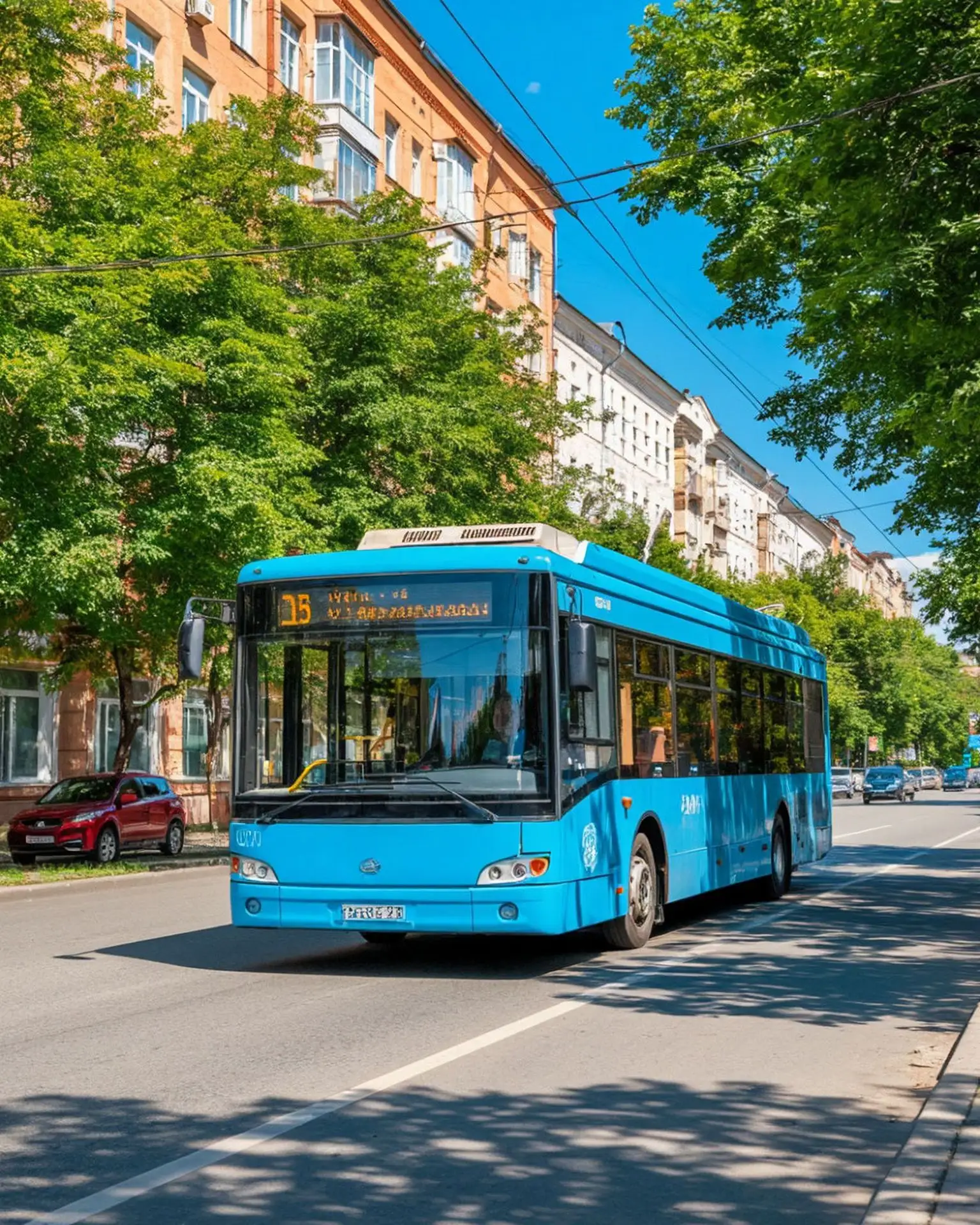 Троллейбус в Екатеринбурге. 6 картинок.
