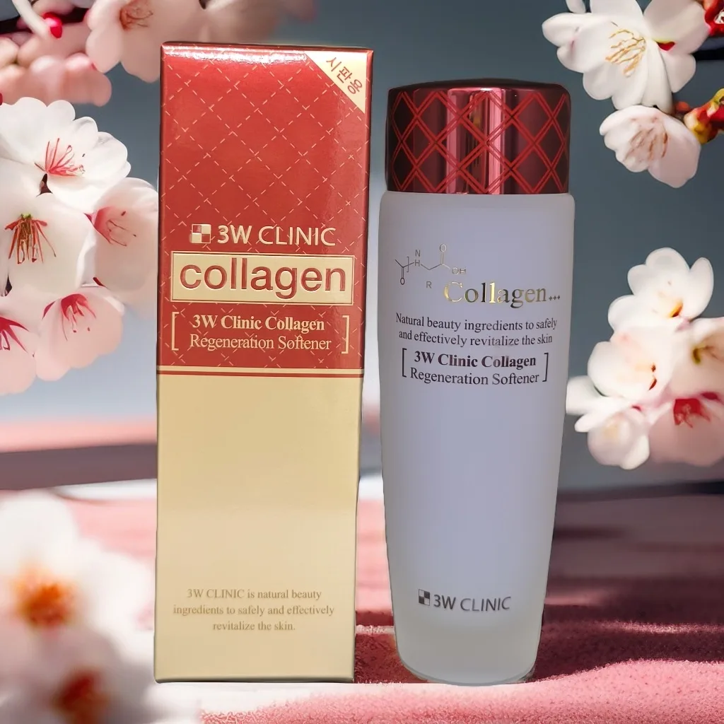 3W CLINIC Тонер для лица восстанавливающий с коллагеном (лифтинг-эффект) COLLAGEN REGEN...