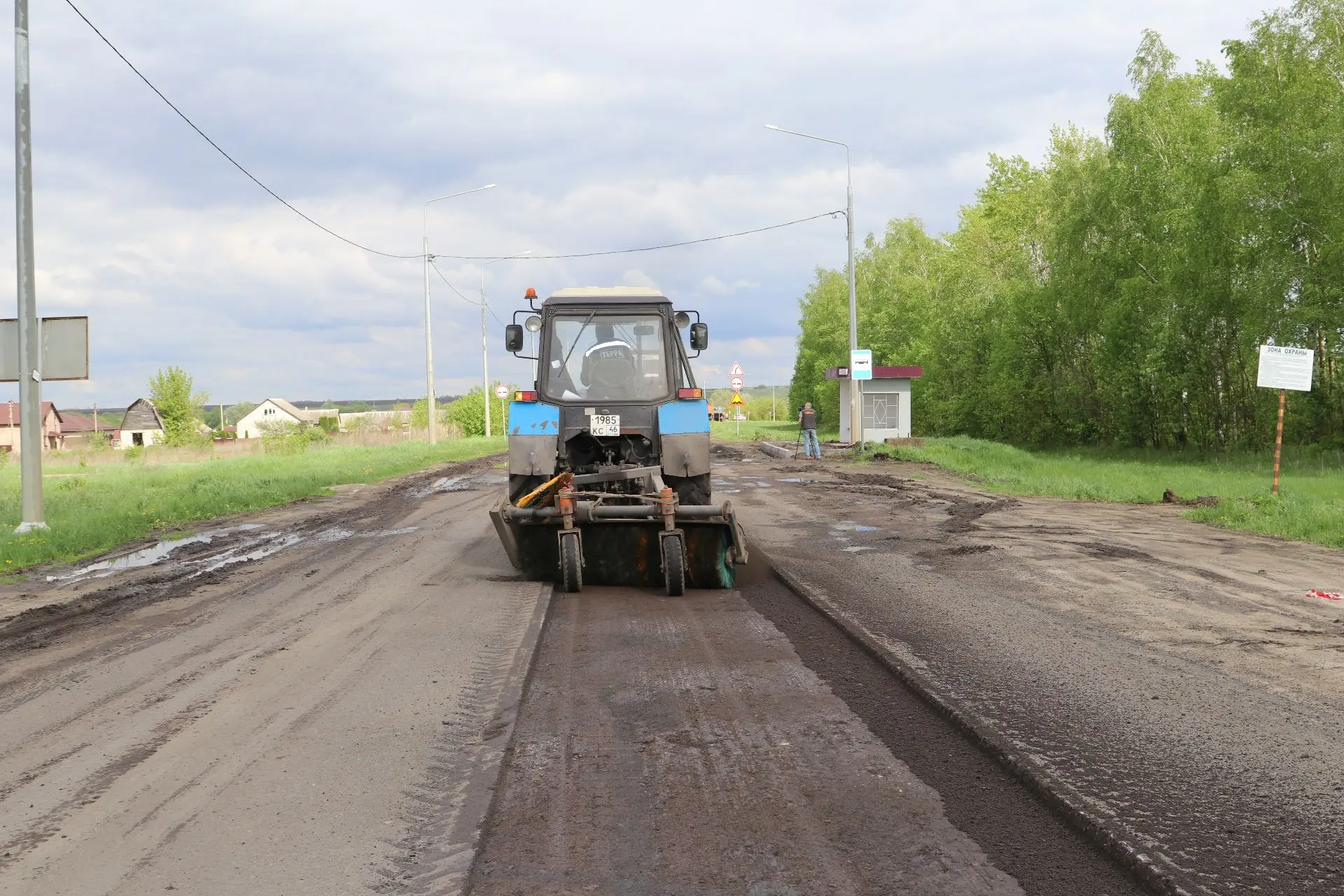 🚜В Советском районе по нацпроекту «Инфраструктура для жизни» приступили к ремонту девя...