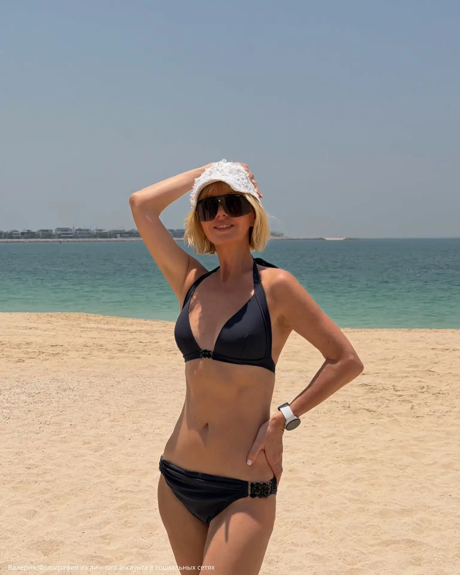 Валерия делится с подписчиками фото из Дубая☀️ Любуемся такими видами и, конечно, фигур...