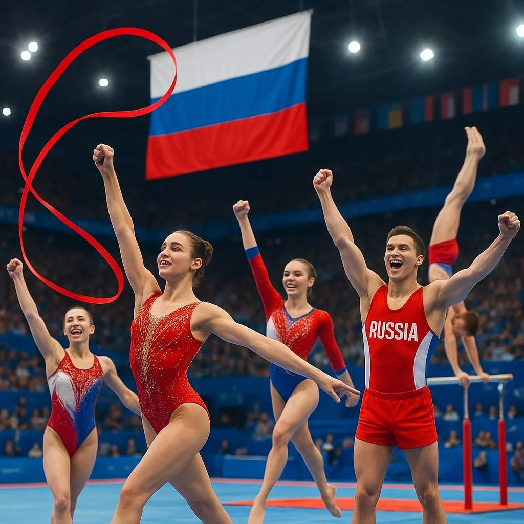 🇷🇺Российским и белорусским гимнастам вернули флаг и гимн на турнирах  Исполком Международной федерац