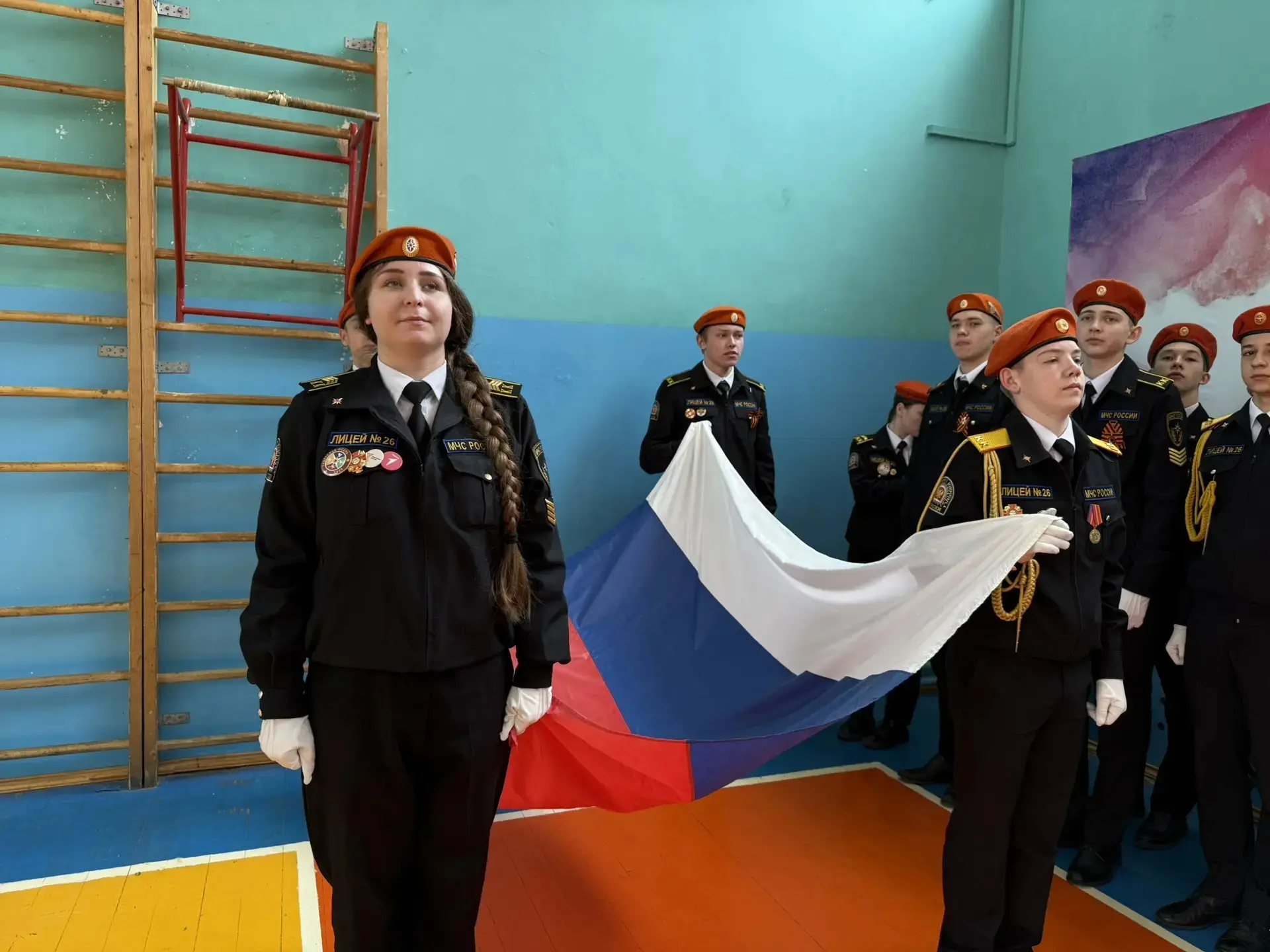 🇷🇺 Торжественная церемония поднятия Флага и исполнения Гимна Российской Федерации 🇷🇺  ☀️ 20 апреля 2
