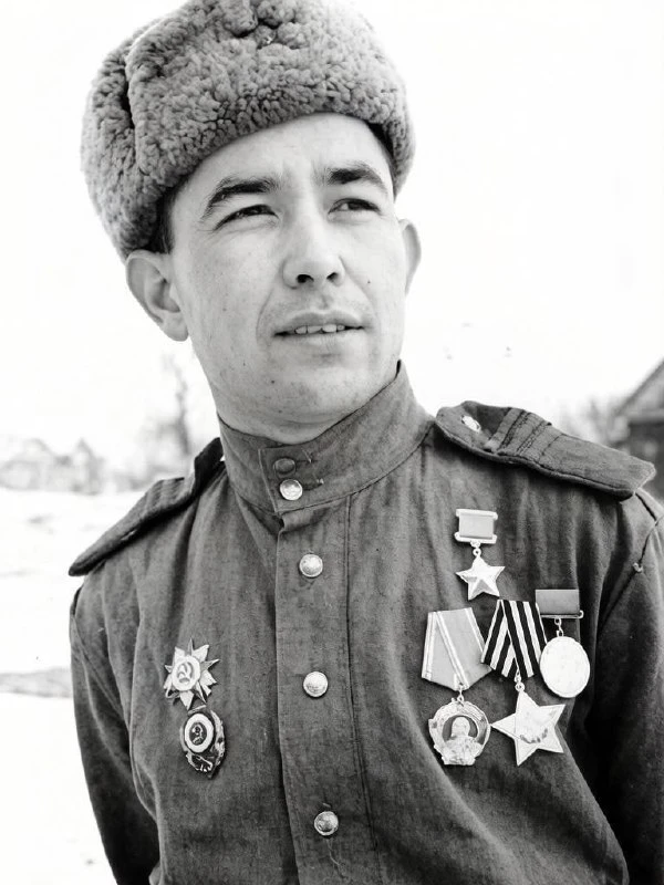 К осени 1943 года уроженец Узбекистана Тухтасин Бабаевич Бабаев служил командиром отдел...