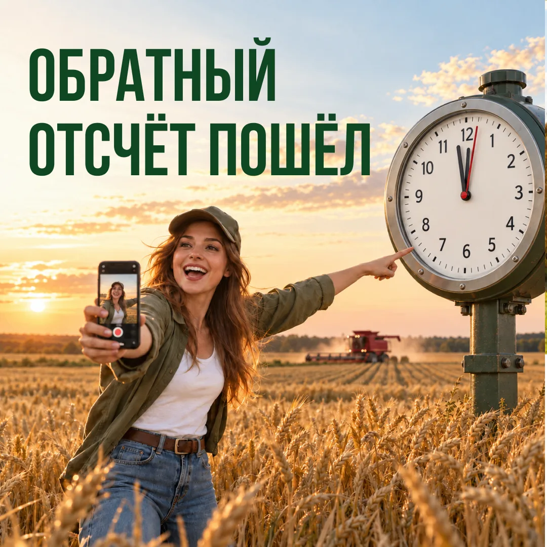 ⏱️🌾🚀 Время в медиа летит со скоростью беспилотного комбайна: до закрытия приёма заяво...