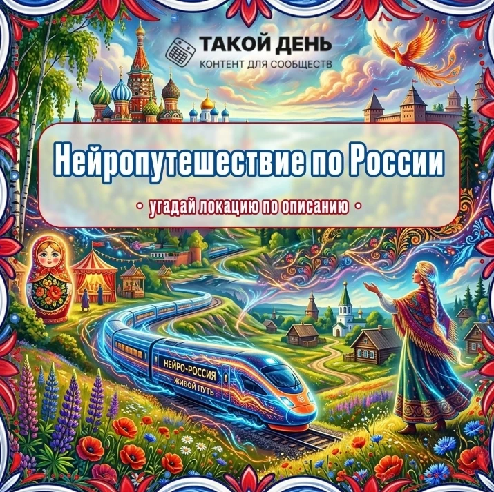 🇷🇺Викторина «Нейропутешествие по России»🇷🇺