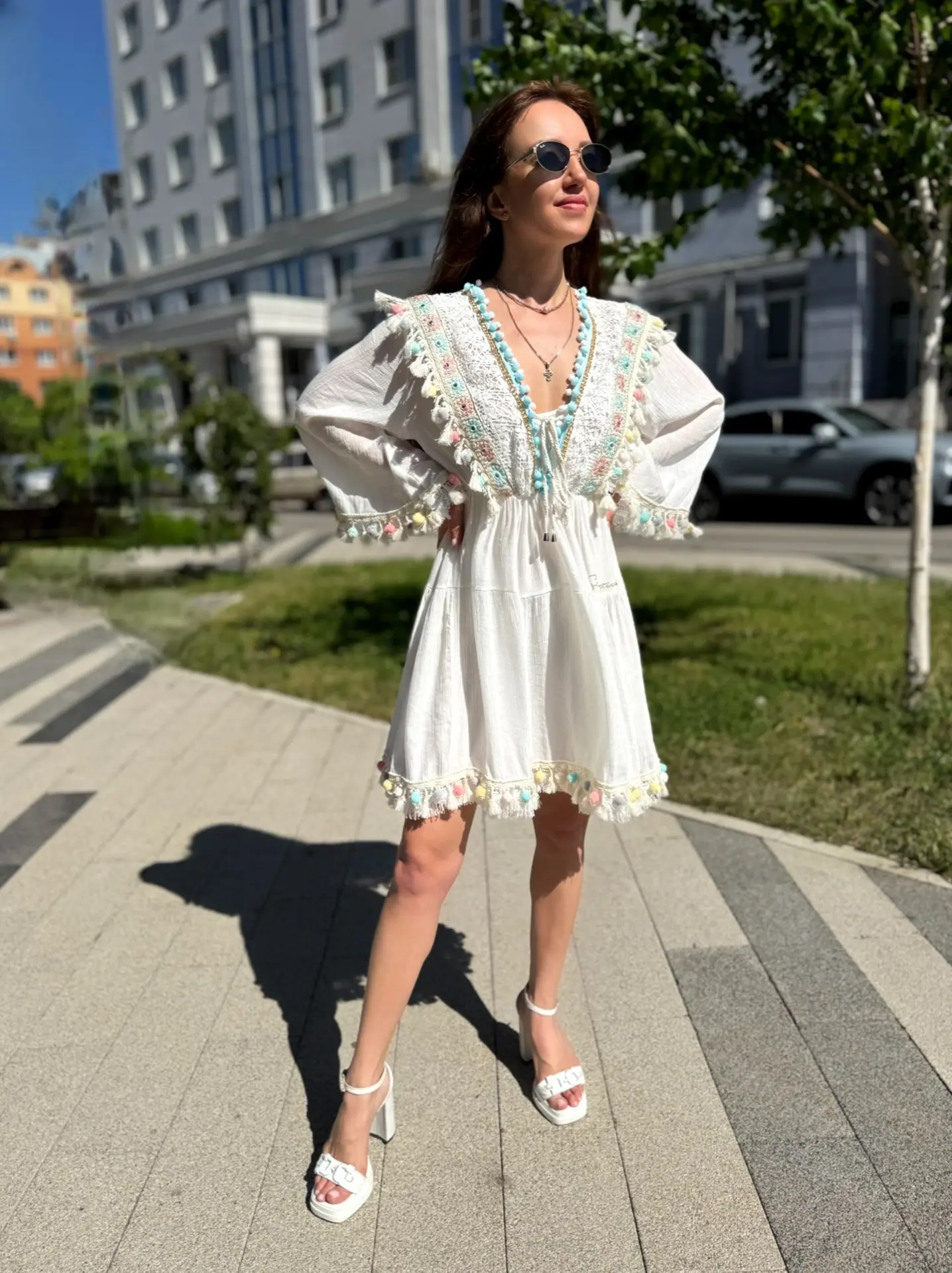 🩵Чистый соблазн: наше платье от SANTUCCI ✨